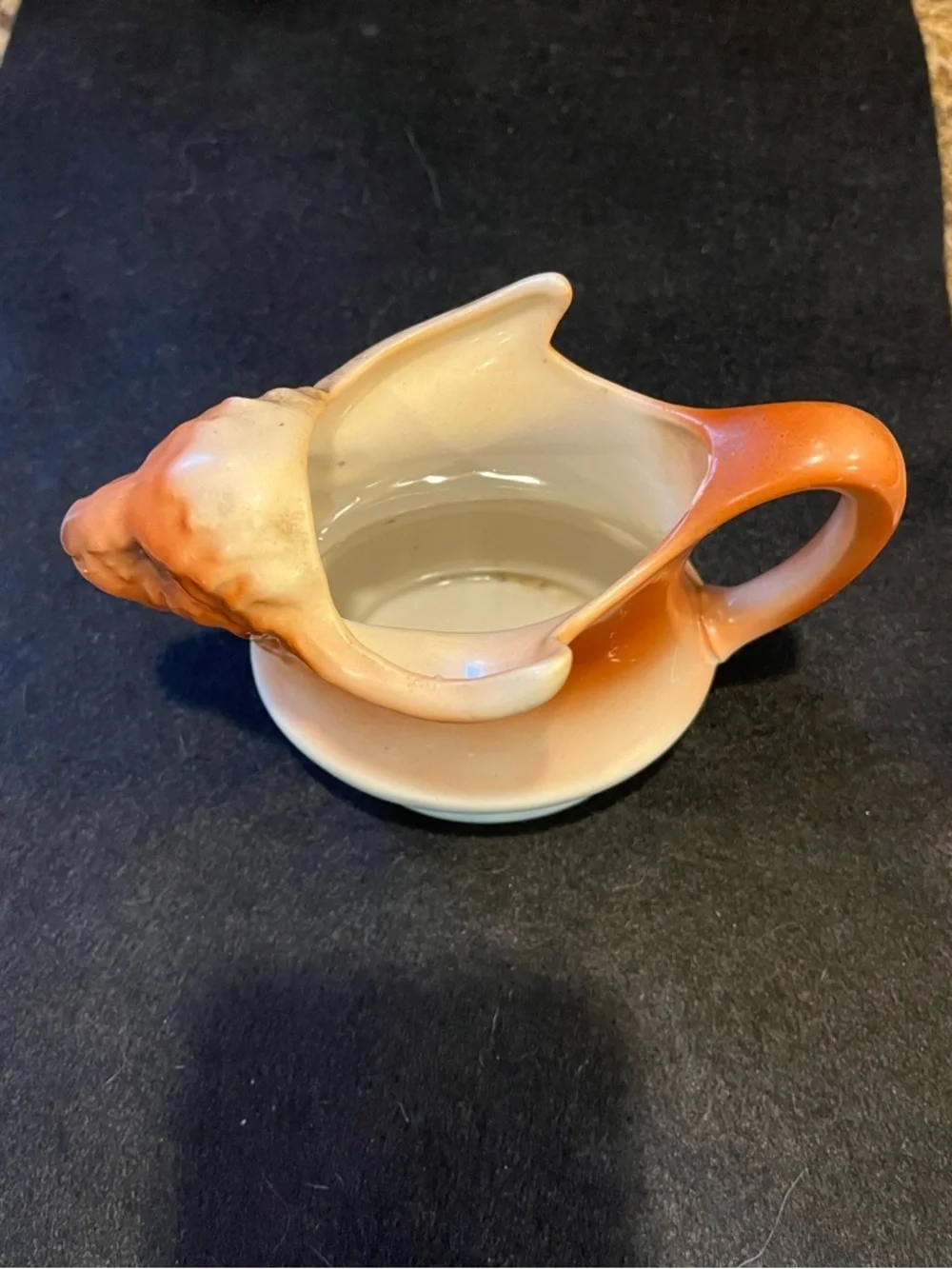 Vintage Royal Bruxonia Austria Water Buffalo Bison Head Creamer Pitcher